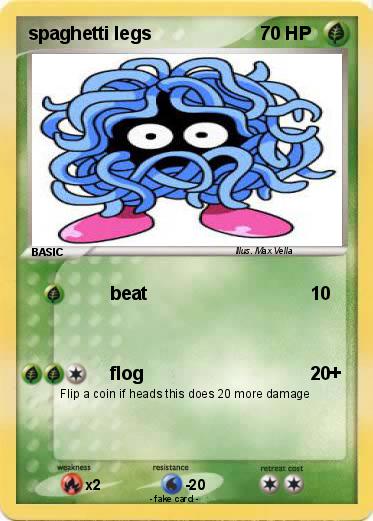 Pokemon spaghetti legs