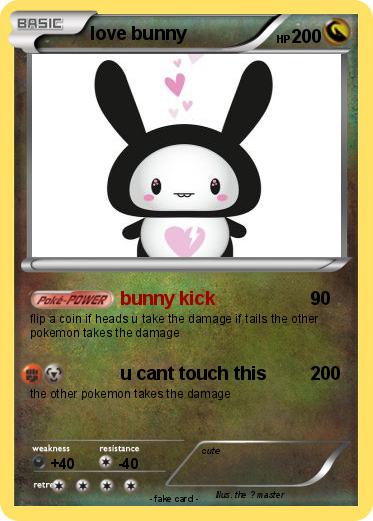 Pokemon love bunny