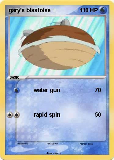 Pokemon gary's blastoise