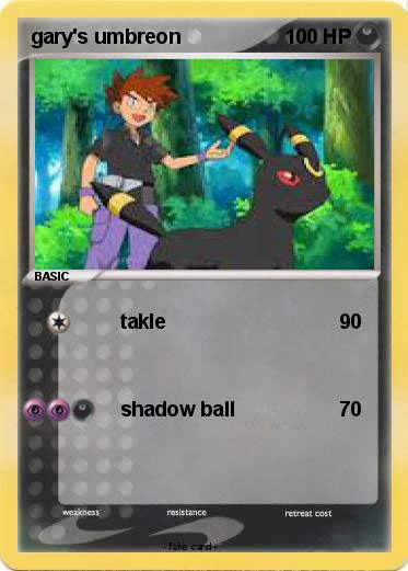 Pokemon gary's umbreon