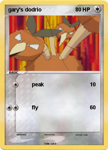 Pokemon gary's dodrio