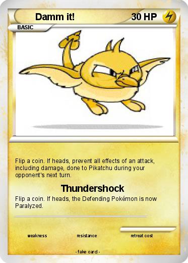 Pokemon Damm it!