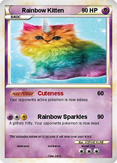 Pokemon Rainbow Kitten