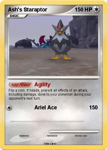 Pokemon Ash's Staraptor