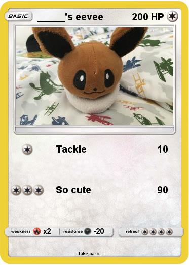 Pokemon _____'s eevee