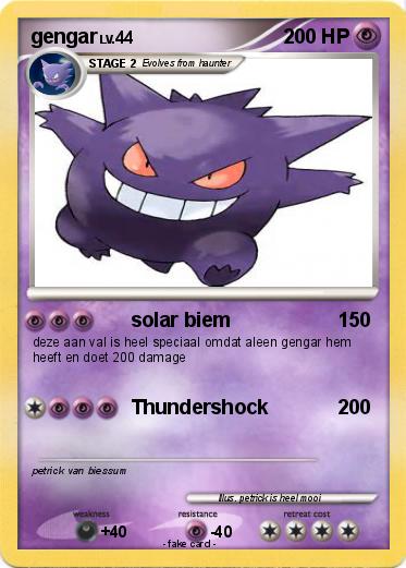 Pokemon gengar