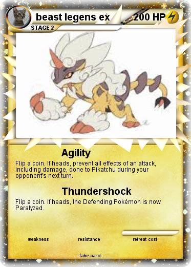 Pokemon beast legens ex