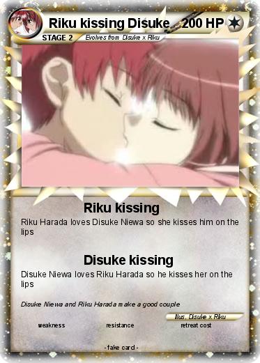 Pokemon Riku kissing Disuke