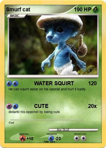 Pokemon Smurf cat