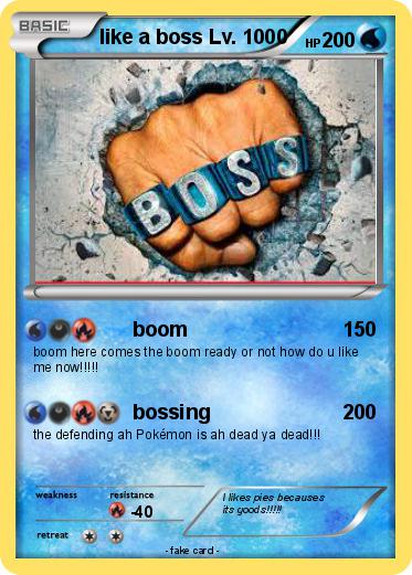 Pokemon like a boss Lv. 1000