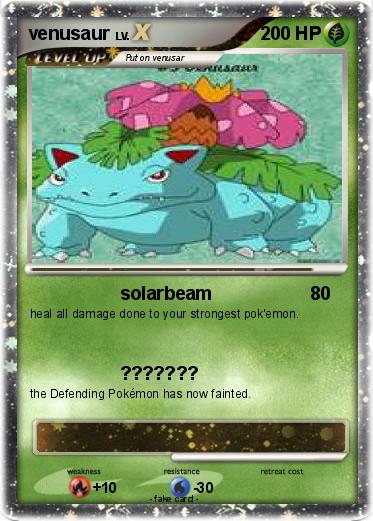 Pokemon venusaur