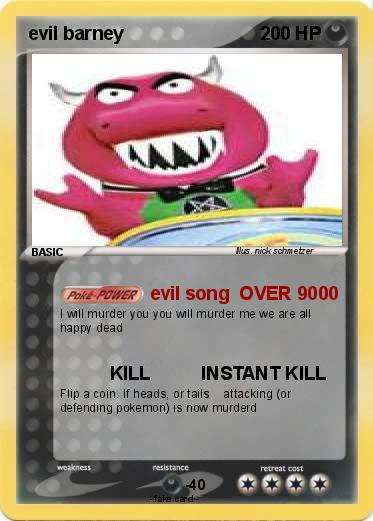 Pokemon evil barney