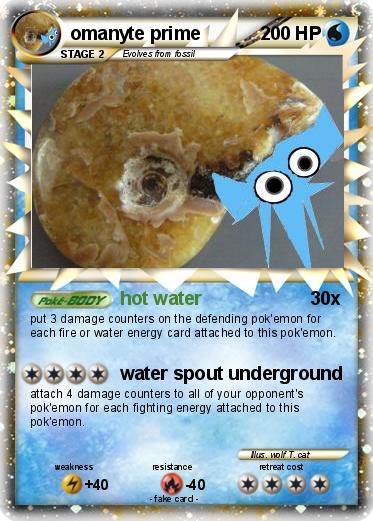Pokemon omanyte prime