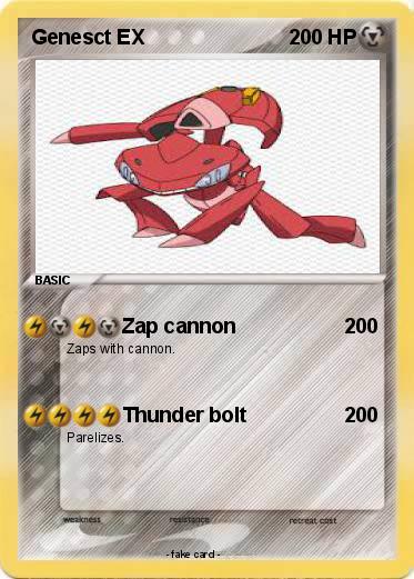 Pokemon Genesct EX