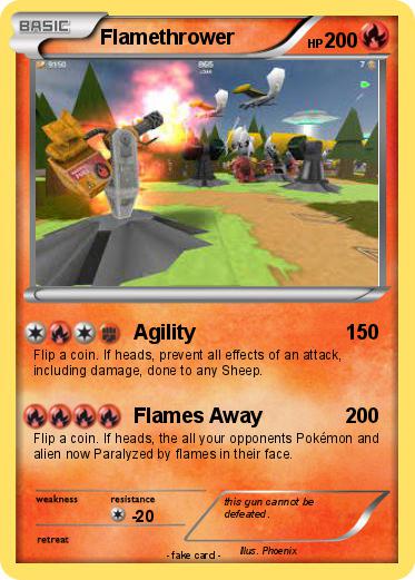 Pokemon Flamethrower