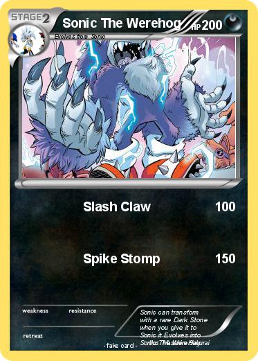 Pokemon Sonic The Werehog