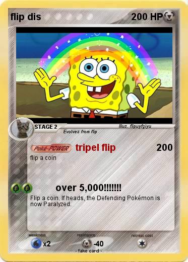 Pokemon flip dis
