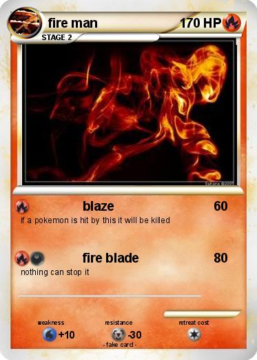 Pokemon fire man