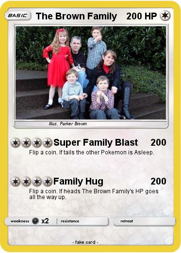 Pokemon The Brown Family