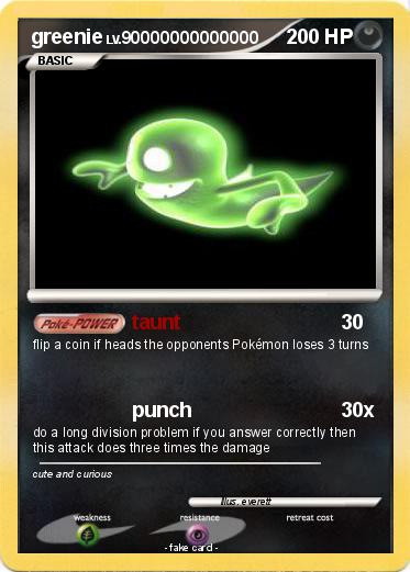 Pokemon greenie