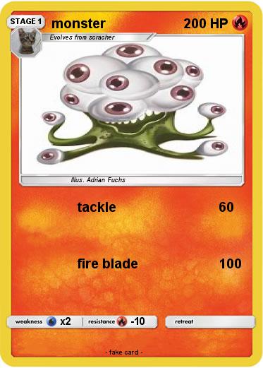 Pokemon monster