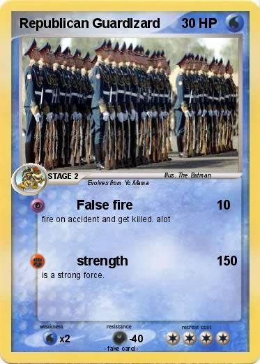 Pokemon Republican GuardIzard