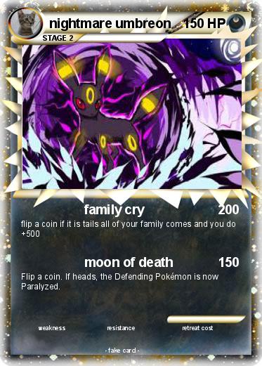 Pokemon nightmare umbreon