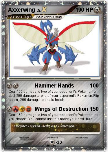 Pokemon Axxerwing