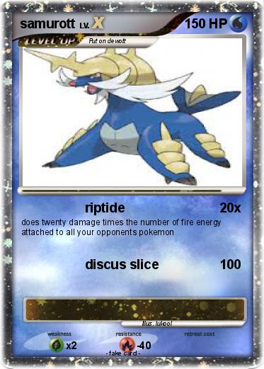 Pokemon samurott