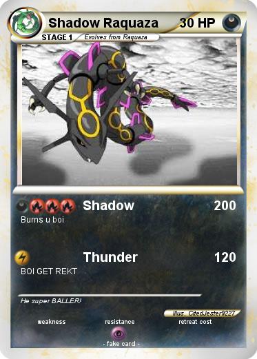 Pokemon Shadow Raquaza