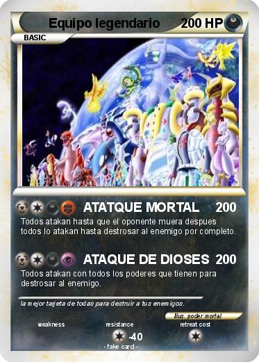 Pokemon Equipo legendario