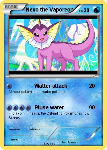 Pokemon Nexo the Vaporeon