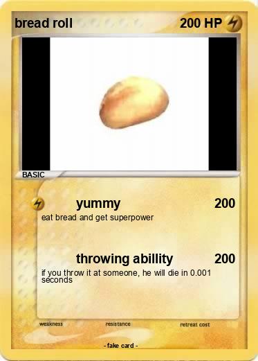 Pokemon bread roll