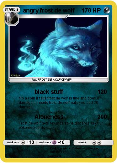 Pokemon angry frost de wolf