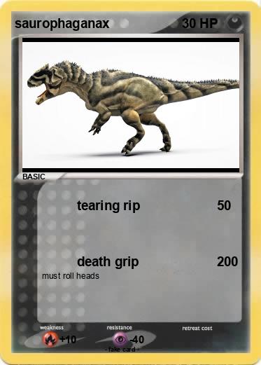 Pokemon saurophaganax