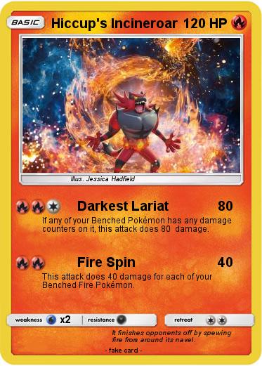 Pokemon Hiccup's Incineroar