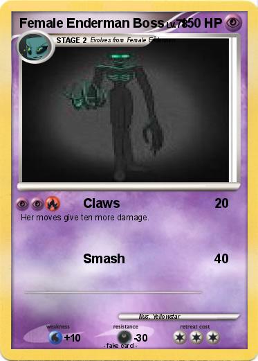 Pokemon Female Enderman Boss