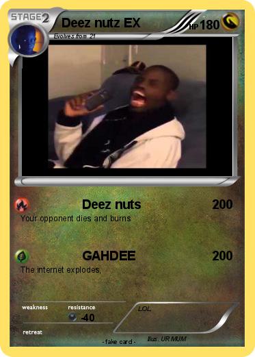 Pokemon Deez nutz EX
