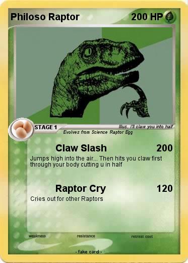 Pokemon Philoso Raptor