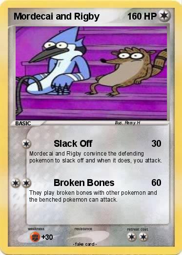 Pokemon Mordecai and Rigby