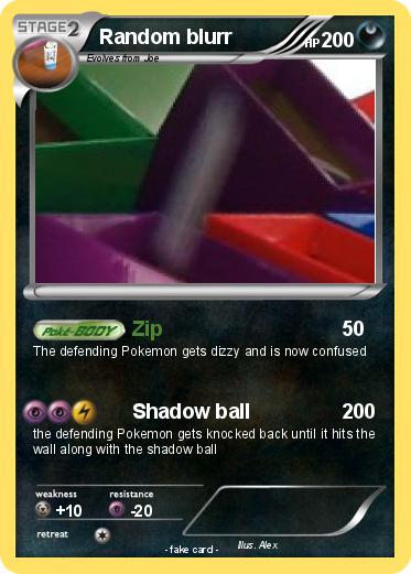 Pokemon Random blurr
