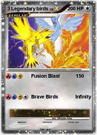 Pokemon 3 Legendary birds