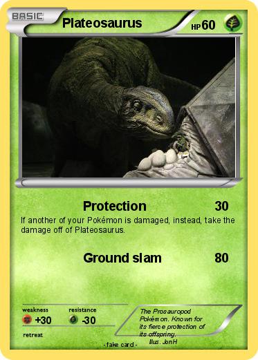Pokemon Plateosaurus
