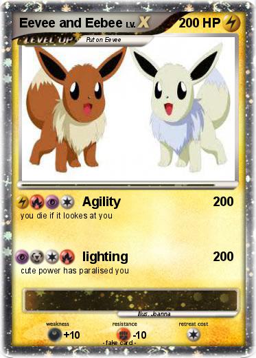 Pokemon Eevee and Eebee