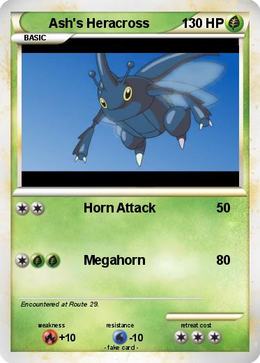Pokemon Ash's Heracross