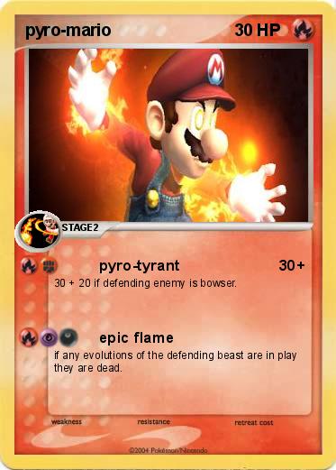 Pokemon pyro-mario