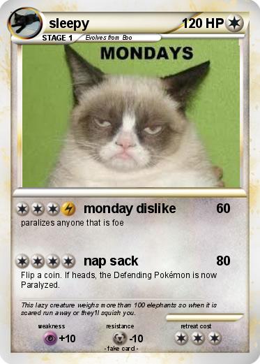 Pokemon sleepy