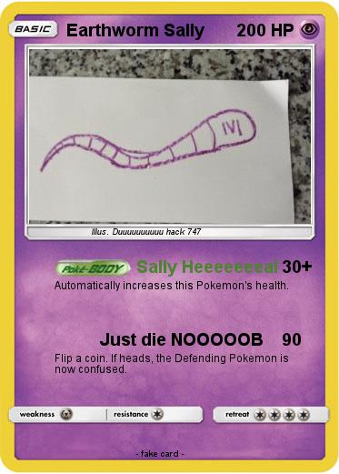 Pokemon Earthworm Sally