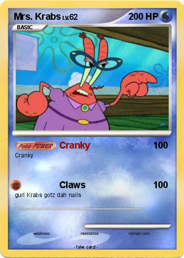 Pokemon Mrs. Krabs
