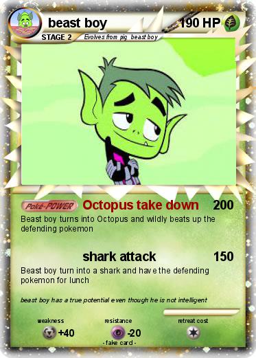 Pokemon beast boy
